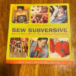 Free w $15 purchase Sew Subversive sewing book 😎 Upcycle and make boring cool!